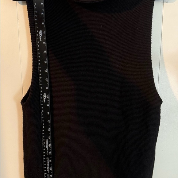 FREE PEOPLE MARY JANE MINI SWEATER DRESS BLACK, Size S - Picture 13 of 14